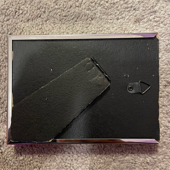 SOLD ON FACEBOOK Silver Picture Frame 4”x5.5” - Picture 2 of 8